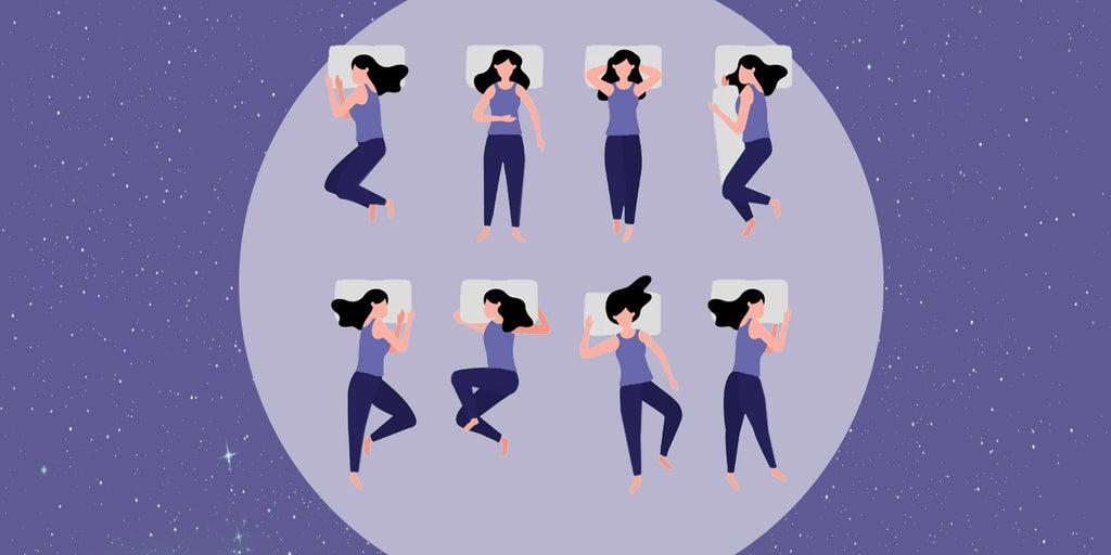 Different sleeping positions change the quality of sleep