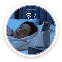 By your bed - Sleep deeper knowing your phone isn’t radiating towards your head.