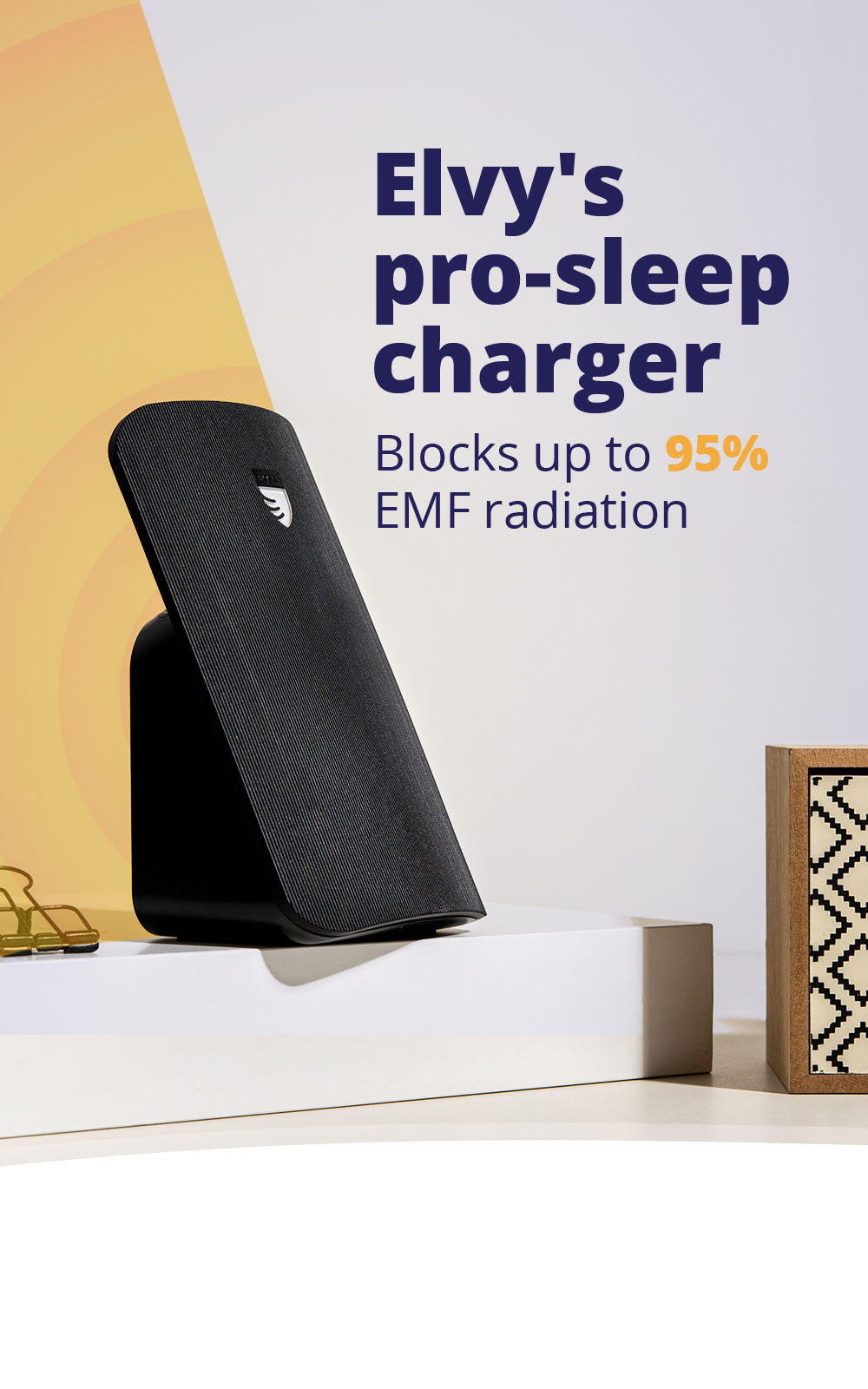 Couple Pack (Mint Green, Jet Black) - Elvy Advanced EMF Blocker for Cell  Phone and Qi Wireless Charger: Sleep Aid Device with EMF Protection, Fast